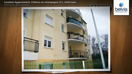 Location Appartement, Châlons-en-champagne (51), 420€/mois