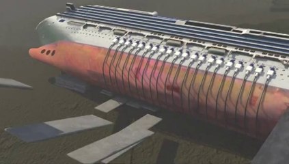 Le Concordia a repris la mer pour son dernier voyage