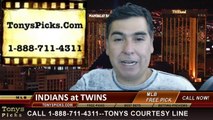 Minnesota Twins vs. Cleveland Indians Pick Prediction MLB Odds Preview 7-23-2014