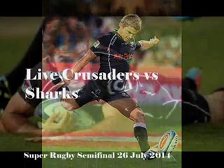 Watch Crusaders vs Sharks Rugby online