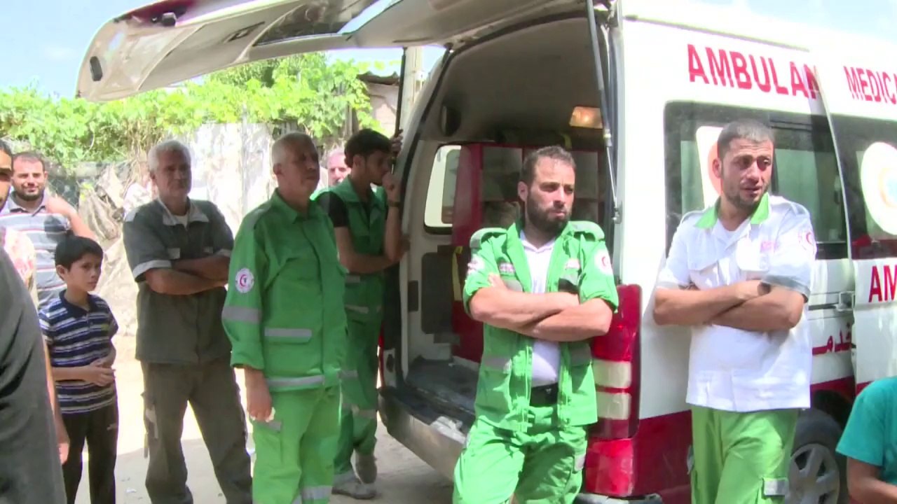 Sanitäter in Gaza arbeiten unter Lebensgefahr