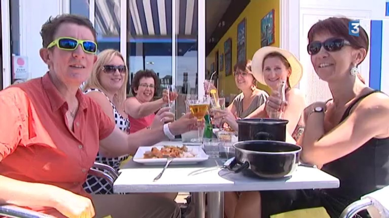 Le  Havre plage (volet 2) : à l'heure du midi
