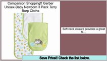 Reports Best Gerber Unisex-Baby Newborn 3 Pack Terry Burp Cloths