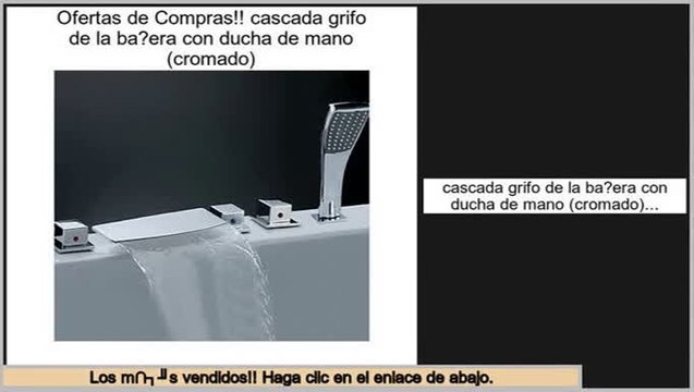 ventas de liquidaci�n cascada grifo de la ba?era con ducha de mano (cromado)