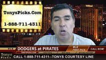 MLB Pick Pittsburgh Pirates vs. LA Dodgers Odds Prediction Preview 7-22-2014