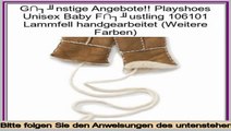 Best-Preis Playshoes Unisex Baby F�ustling 106101 Lammfell handgearbeitet (Weitere Farben)