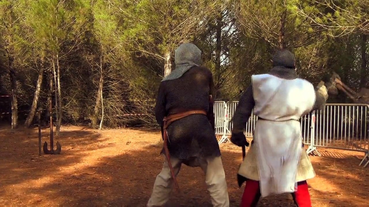 Combats médiévaux au Garrigue Fest 3