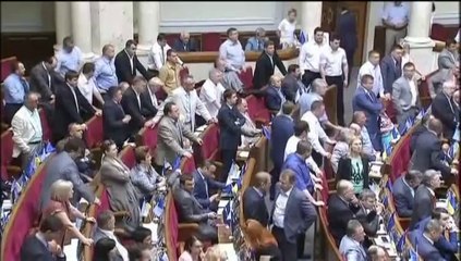 Nouvelle bagarre générale au Parlement ukrainien