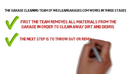 weCleanGarages.com Garage Cleaning and Organizing company