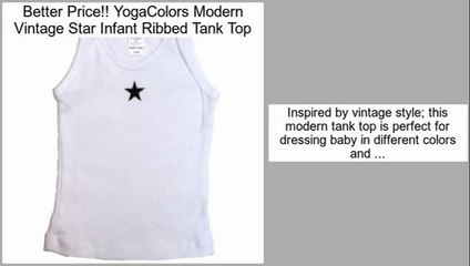 Best YogaColors Modern Vintage Star Infant Ribbed Tank Top