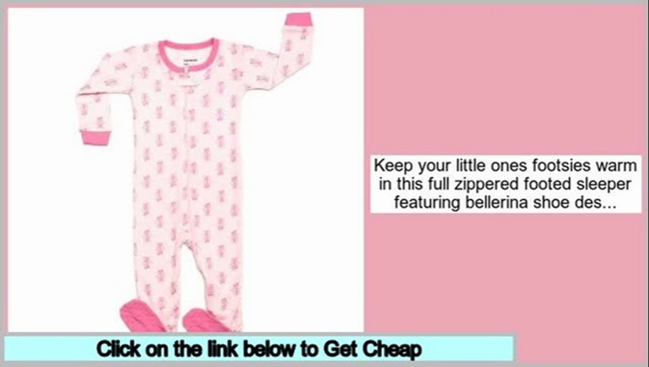 Cheap Leveret Footed 'Ballerina Shoes' Pajama Sleeper 100% Cotton (Size 6M-5T)