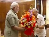 Gujarat Governor Om Prakash Kohli meets PM Narendra Modi