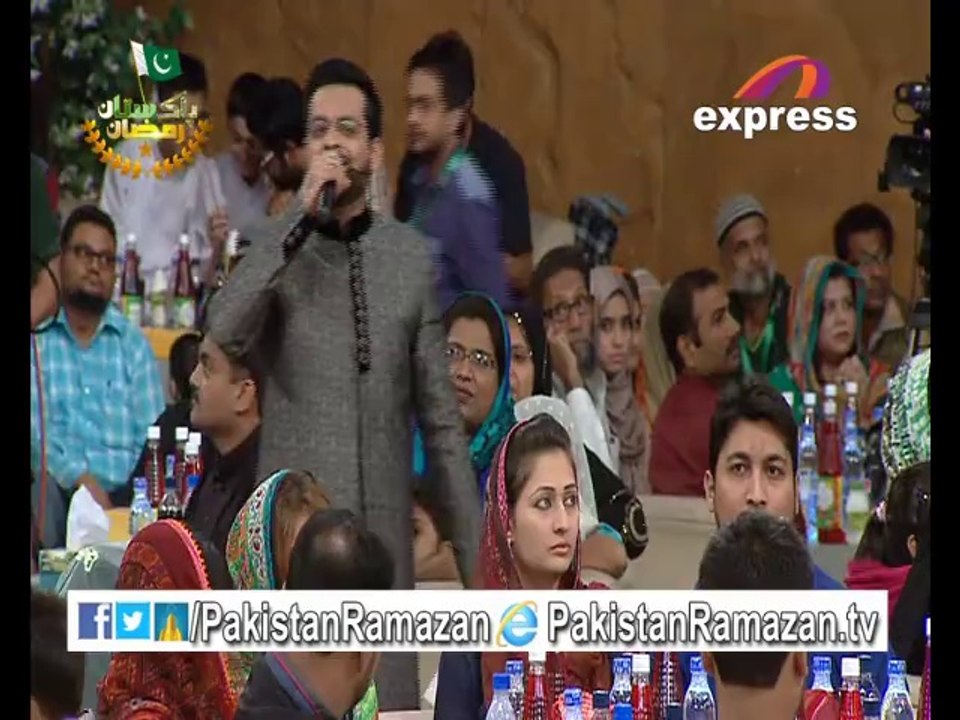 23th Iftari Iftar Aamir ke sath in Pakistan Ramazan 22-7-2014 Part 10