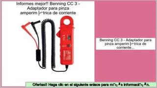 ofertas Benning CC 3 - Adaptador para pinza amperimétrica de corriente