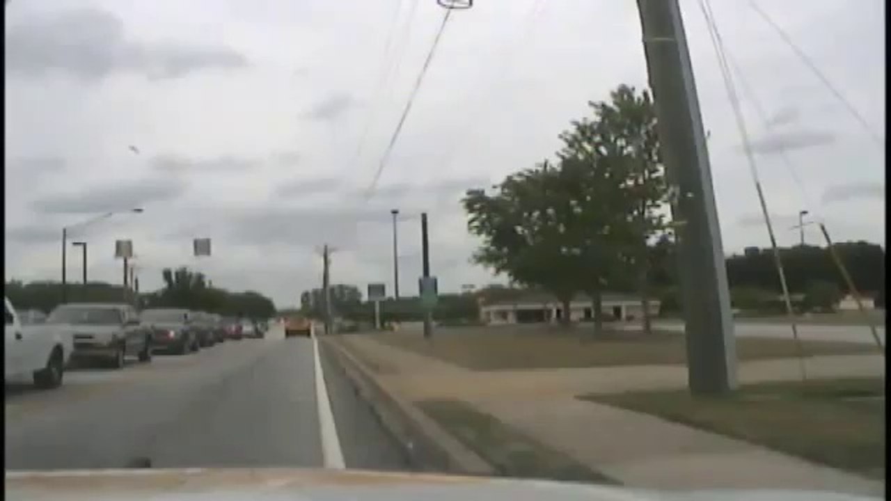Jaywalking Female Walks Right Into Cop Car