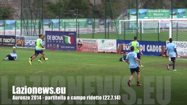 AURONZO 2014 - Partitella della LAZIO a campo ridotto
