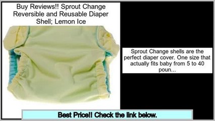 Buy Reviews Sprout Change Reversible and Reusable Diaper Shell; Lemon Ice