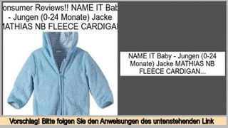 Hot Deals NAME IT Baby - Jungen (0-24 Monate) Jacke MATHIAS NB FLEECE CARDIGAN