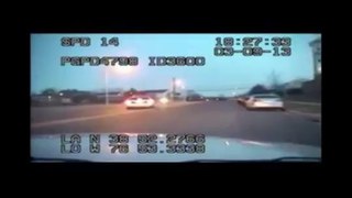 Cop Takes Out ATV Head On