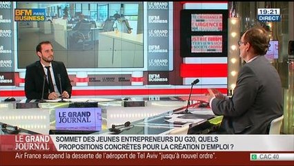 Bruno Berthon, directeur général de l'activité Conseil en Stratégie et Développement Durable d'Accenture Monde, dans Le Grand Journal - 22/07 5/7