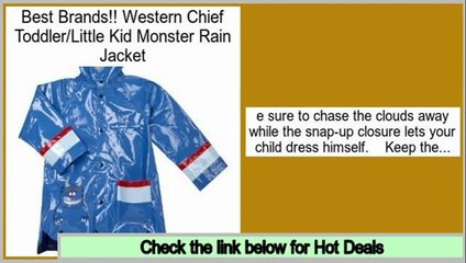 Best Value Western Chief Toddler/Little Kid Monster Rain Jacket