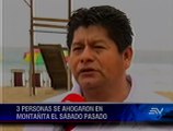 Muerte de 3 turistas en Montañita evidencia falta de seguridad en balnearios