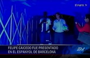 Presentación de Felipe Caicedo en el Espanyol