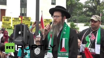 US Protesters march on White House to condemn Israel