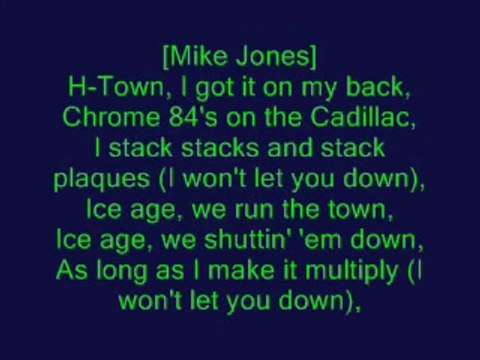 Chamillionaire Feat. Texas All Stars - Won't Let You Down