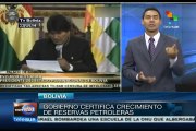 Informa Evo Morales sobre reservas bolivianas de petróleo y gas