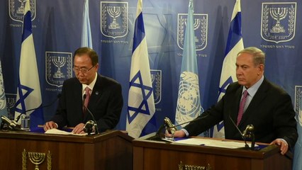 UN chief tells Israel, Palestinians: 'Stop Fighting'