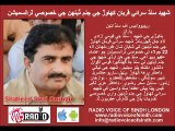 Dr Pirah Khuwar DilShad Bhutto  Shabir Solangi Sufi Huzoor Bux MashKor Phulkaro on Sirai Qurban BD 22 July 14