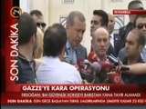 Başbakan Erdoğan Gazetecilerin Sorularını Yanıtlıyor. Başbakan Erdoğan, İsrail'in Gazze’ye Yönelik Kara Harekatına İlişkin Açıklama Yapıyor
