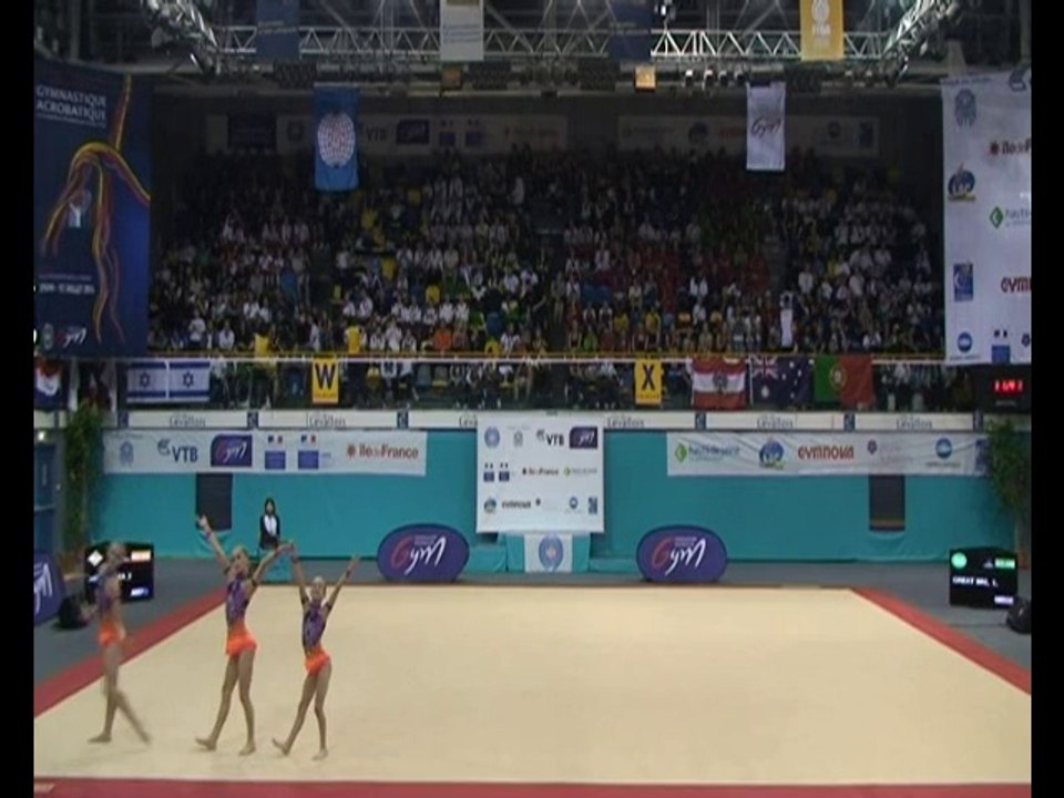 Compétitions Mondiales par Groupe d'Âge de Gymnastique Acrobatique - 2 juillet 2014 - Partie 2