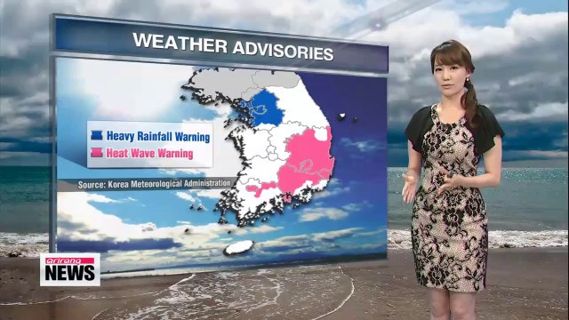 Monsoon rain in the central regions, hot summer weather down south