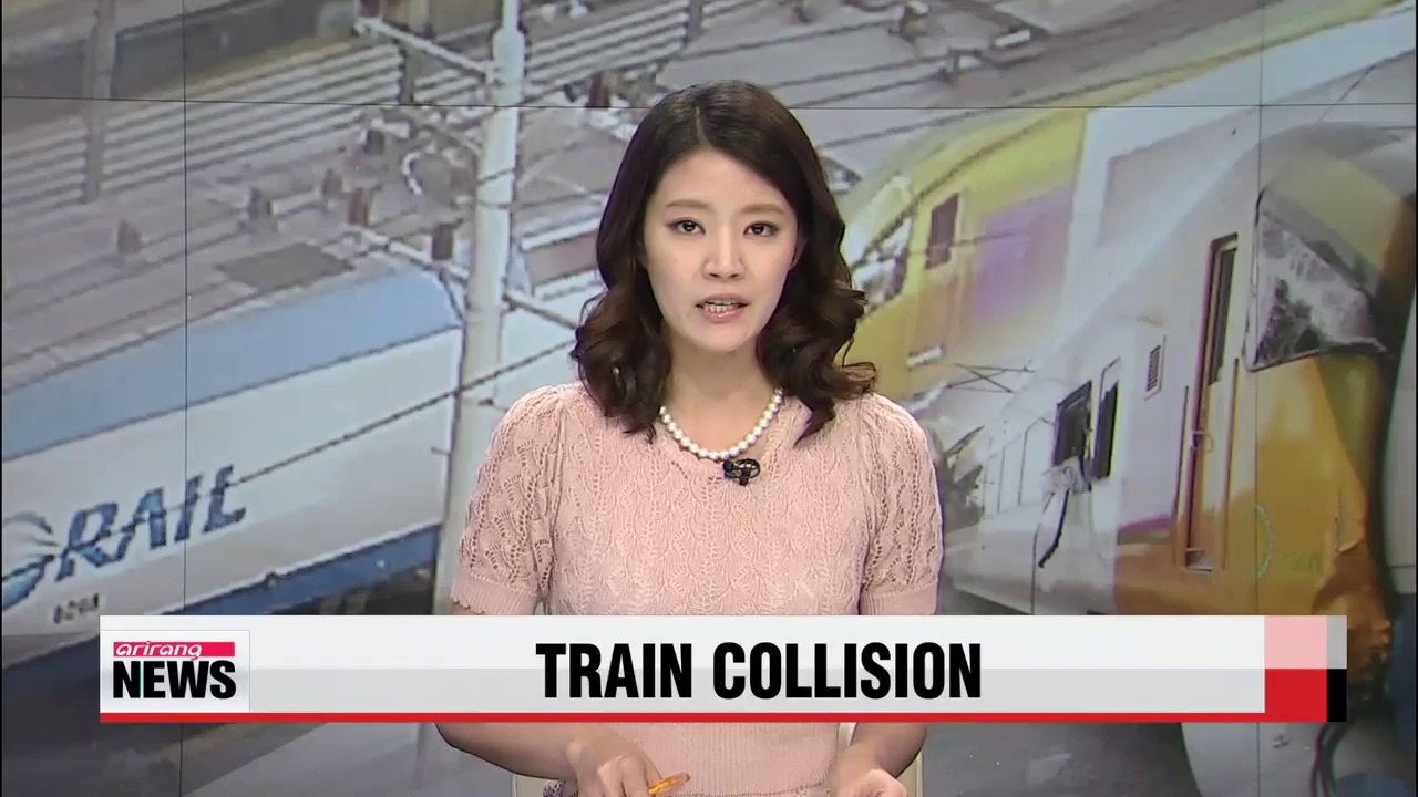 Two trains collide in Gangwon Province, Korea