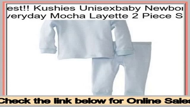 Best Value Kushies Unisexbaby Newborn Everyday Mocha Layette 2 Piece Set