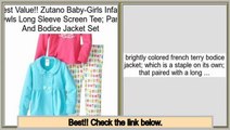 Top Rated Zutano Baby-Girls Infant Owls Long Sleeve Screen Tee; Pant And Bodice Jacket Set