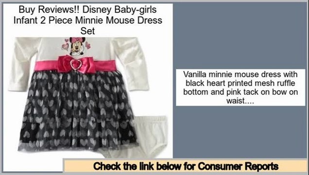 Cheap Disney Baby-girls Infant 2 Piece Minnie Mouse Dress Set