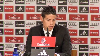 FÚTBOL: La Liga: James Rodríguez "Es un placer jugar con tantas estrellas"