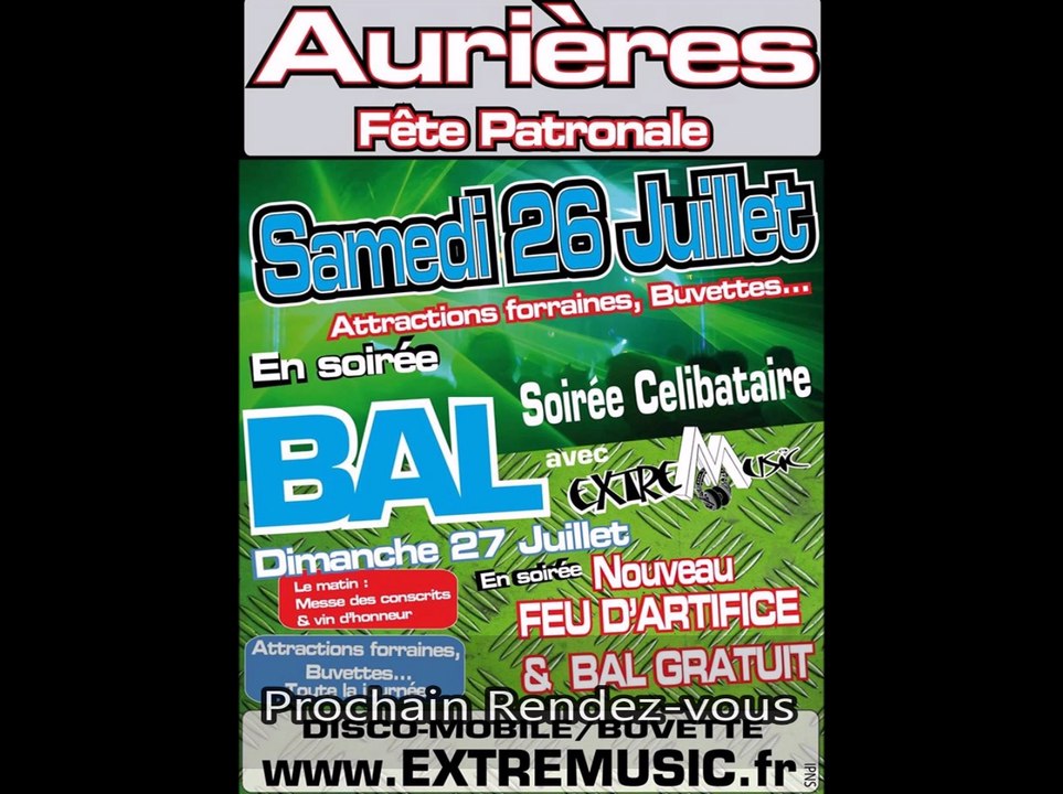 Fête Patronale, Le Vernet St Marguerite le 18, 19 et 20 Juillet 2014