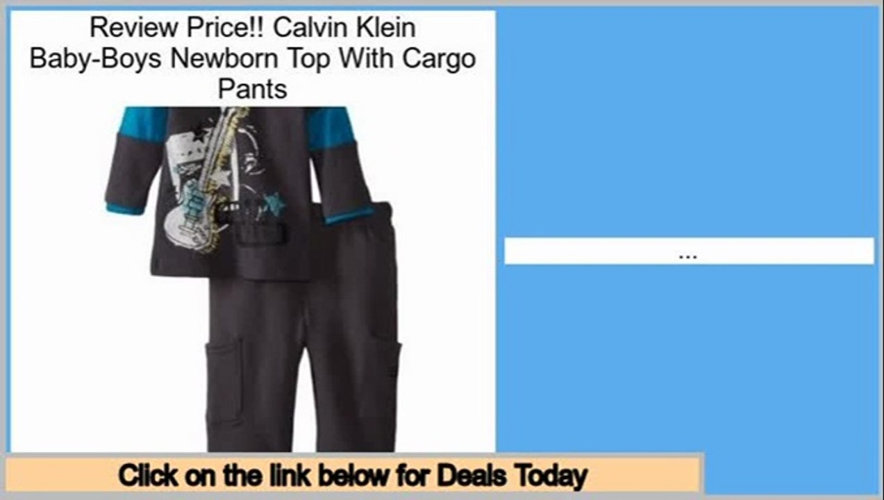 Deals Calvin Klein Baby-Boys Newborn Top With Cargo Pants