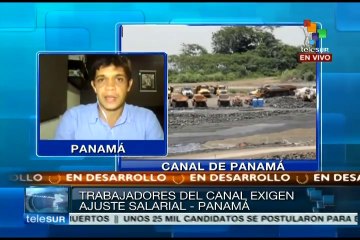 Segundo día de huelga de obreros del Canal de Panamá