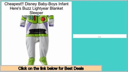 Best Value Disney Baby-Boys Infant Here's Buzz Lightyear Blanket Sleeper
