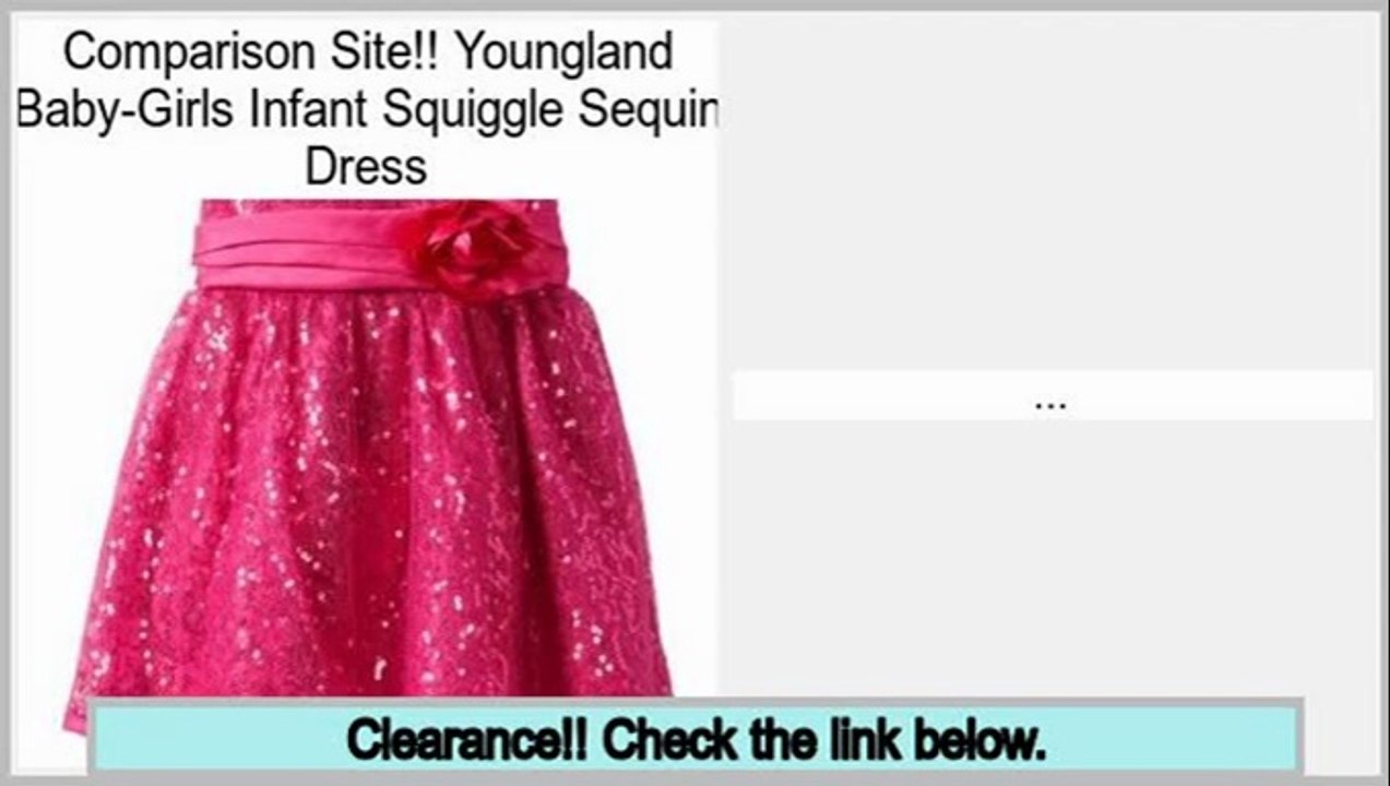 Deals Online Youngland Baby-Girls Infant Squiggle Sequin Dress