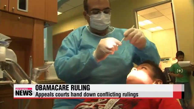 U.S. appeals courts hand down conflicting rulings on Obamacare