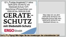 Wertung 2 Jahre GERÄTE-SCHUTZ mit Diebstahl-Schutz für Geschirrspülmaschinen von 2500;00 bis 3000;00 EUR