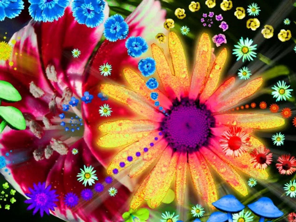 Psychedelic Flower by The Electric Trunk