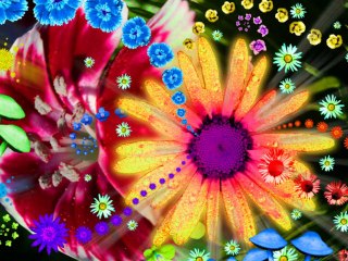 Psychedelic Flower by The Electric Trunk