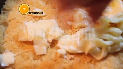 طريقة شهية لعمل الكنافة بالجبنة